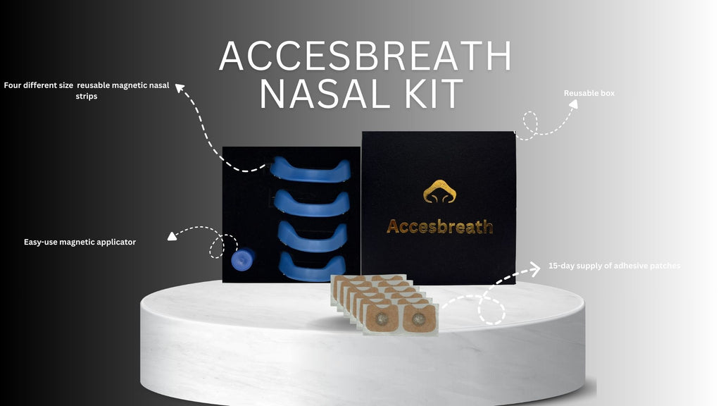 Accesbreath Magnetische Nasenpflaster – Stilvolles Atemaccessoire in verschiedenen Farben