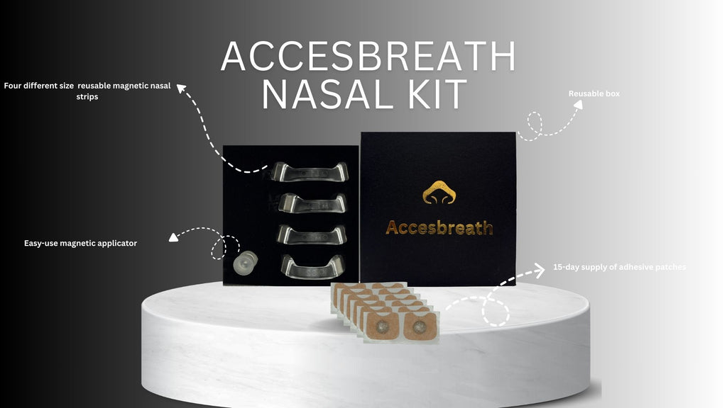 Accesbreath Magnetische Nasenpflaster – Stilvolles Atemaccessoire in verschiedenen Farben